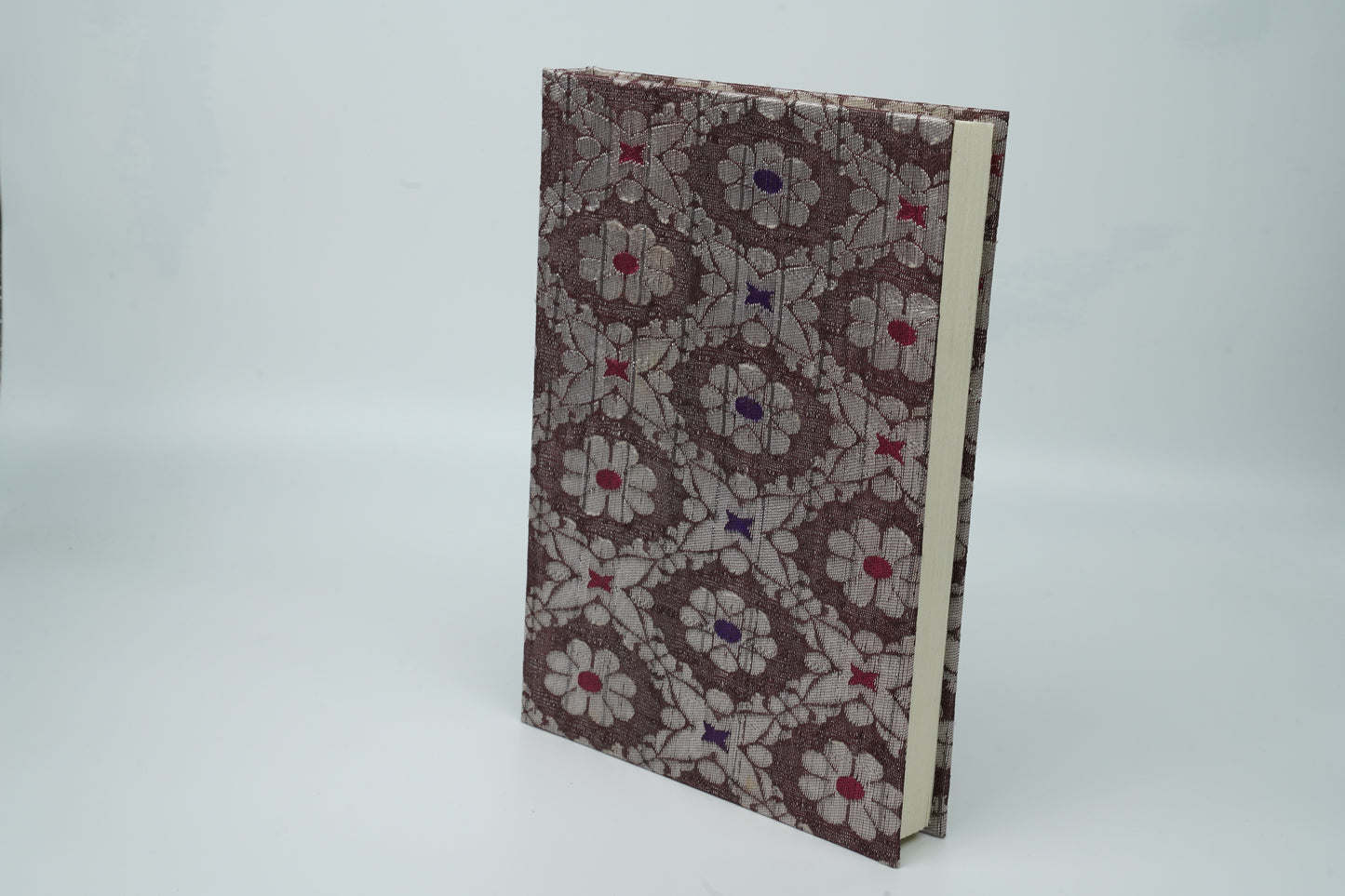 NEW!! Sanganeri Handmade Paper Notebook | Set of 1 | Saree Cover | 21 X 15 CM |