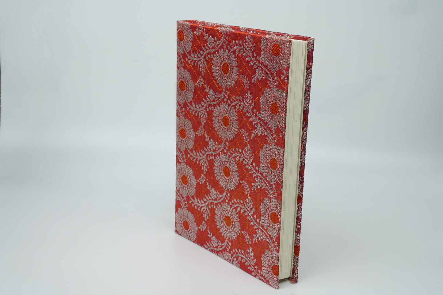 NEW!! Sanganeri Handmade Paper Notebook | Set of 1 | Saree Cover | 21 X 15 CM |