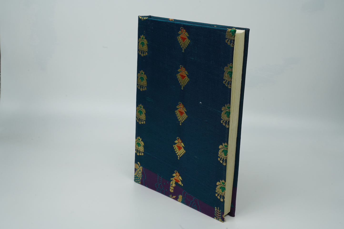 NEW!! Sanganeri Handmade Paper Notebook | Set of 1 | Saree Cover | 21 X 15 CM |