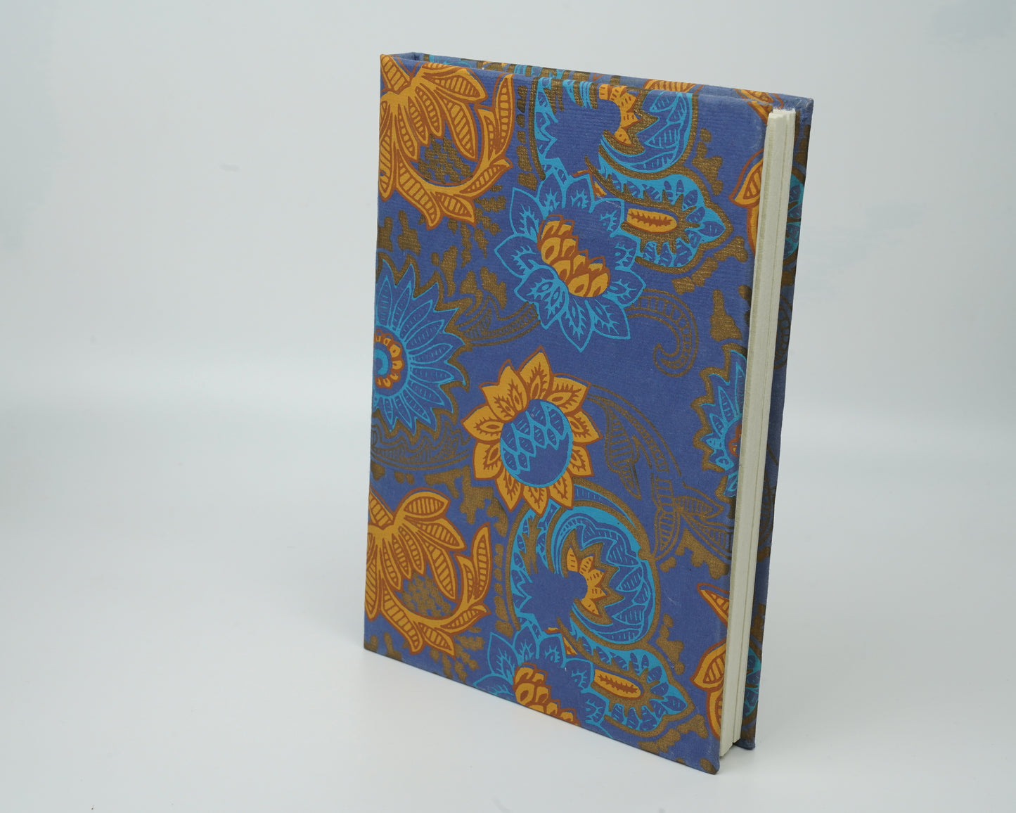 Sanganeri Handmade Paper Notebook | Set of 1 | Designer Paper Cover | 21 X 15 CM |