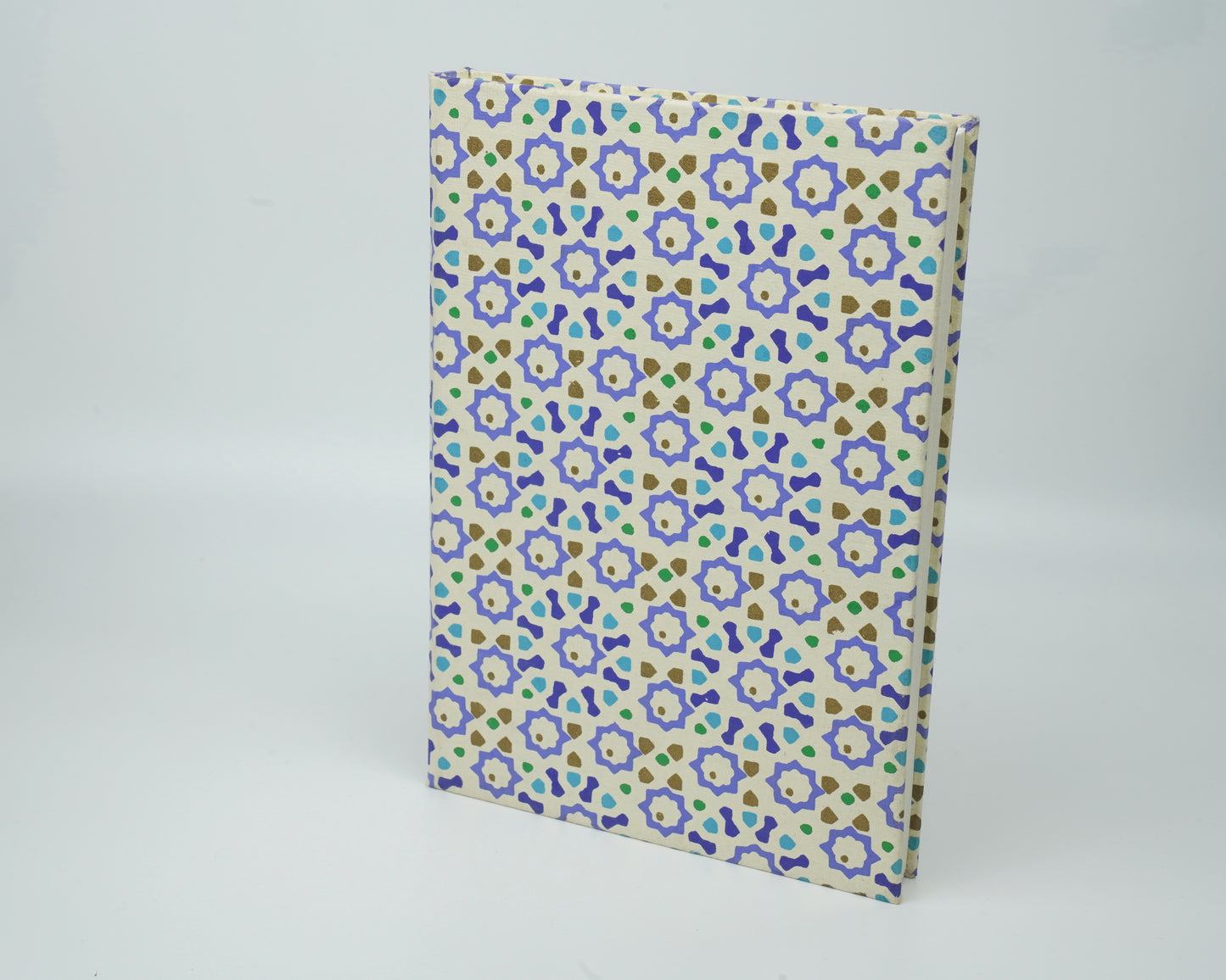 Sanganeri Handmade Paper Notebook | Set of 1 | Designer Paper Cover | 21 X 15 CM |