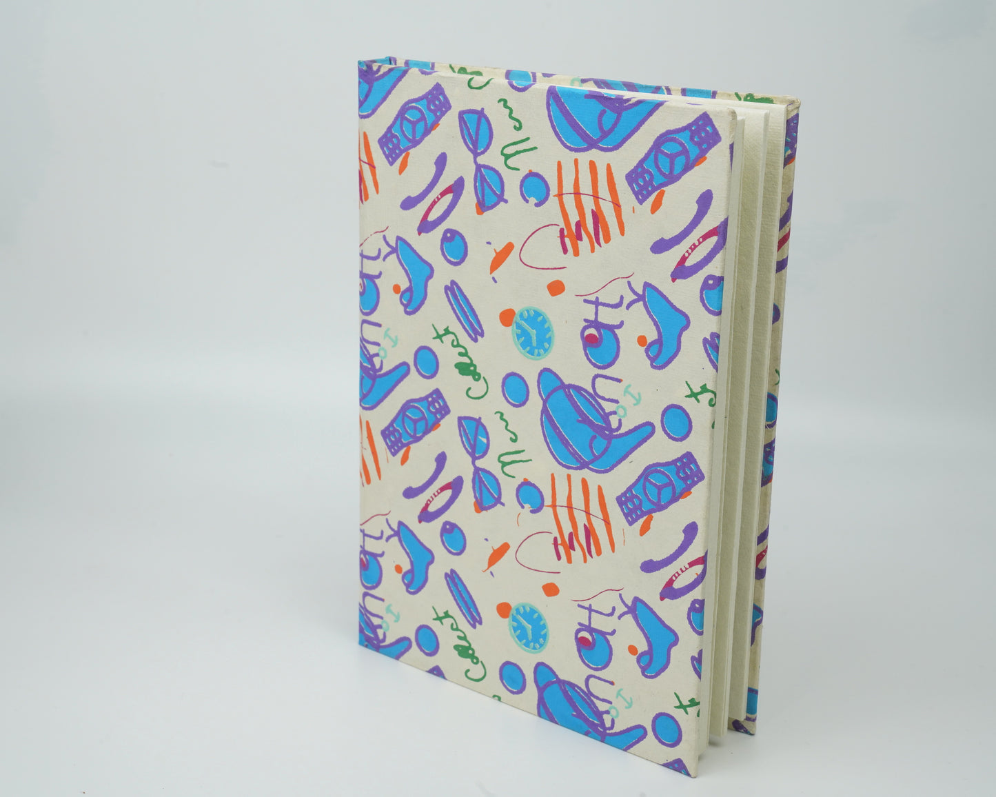 Sanganeri Handmade Paper Notebook | Set of 1 | Designer Paper Cover | 21 X 15 CM |