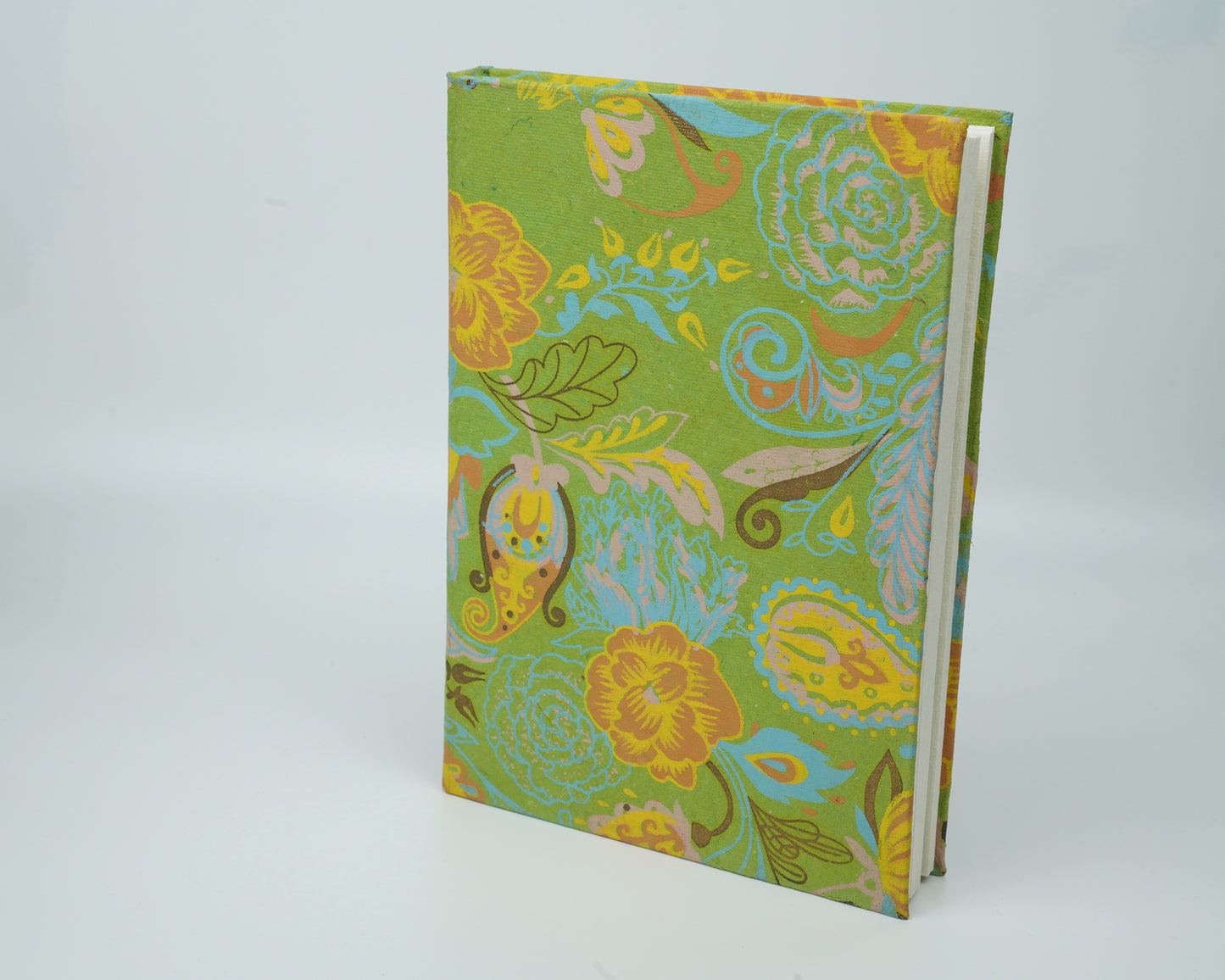 Sanganeri Handmade Paper Notebook | Set of 1 | Designer Paper Cover | 21 X 15 CM |