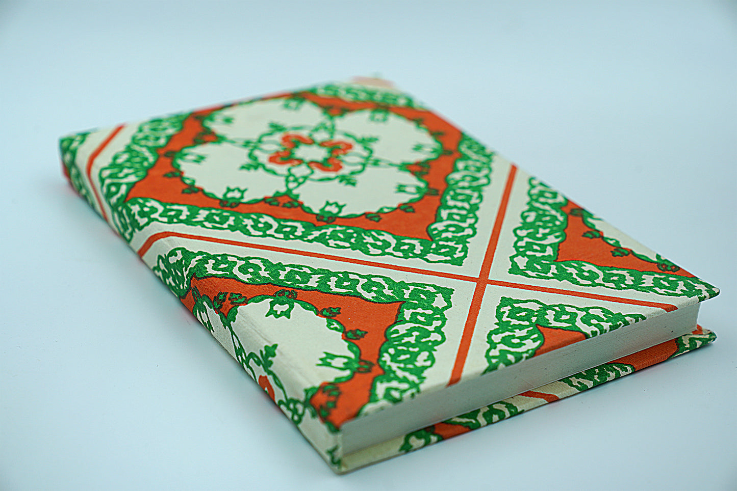 Sanganeri Handmade Paper Notebook | Set of 2 | Designer Red & Green | Handcrafted |