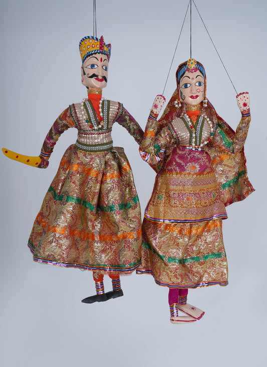 Jaipur Puppet | Raja Rani | Orange