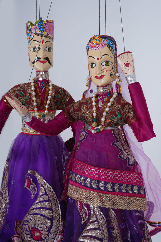 Jaipur Puppet | Raja Rani | Pink & Purple