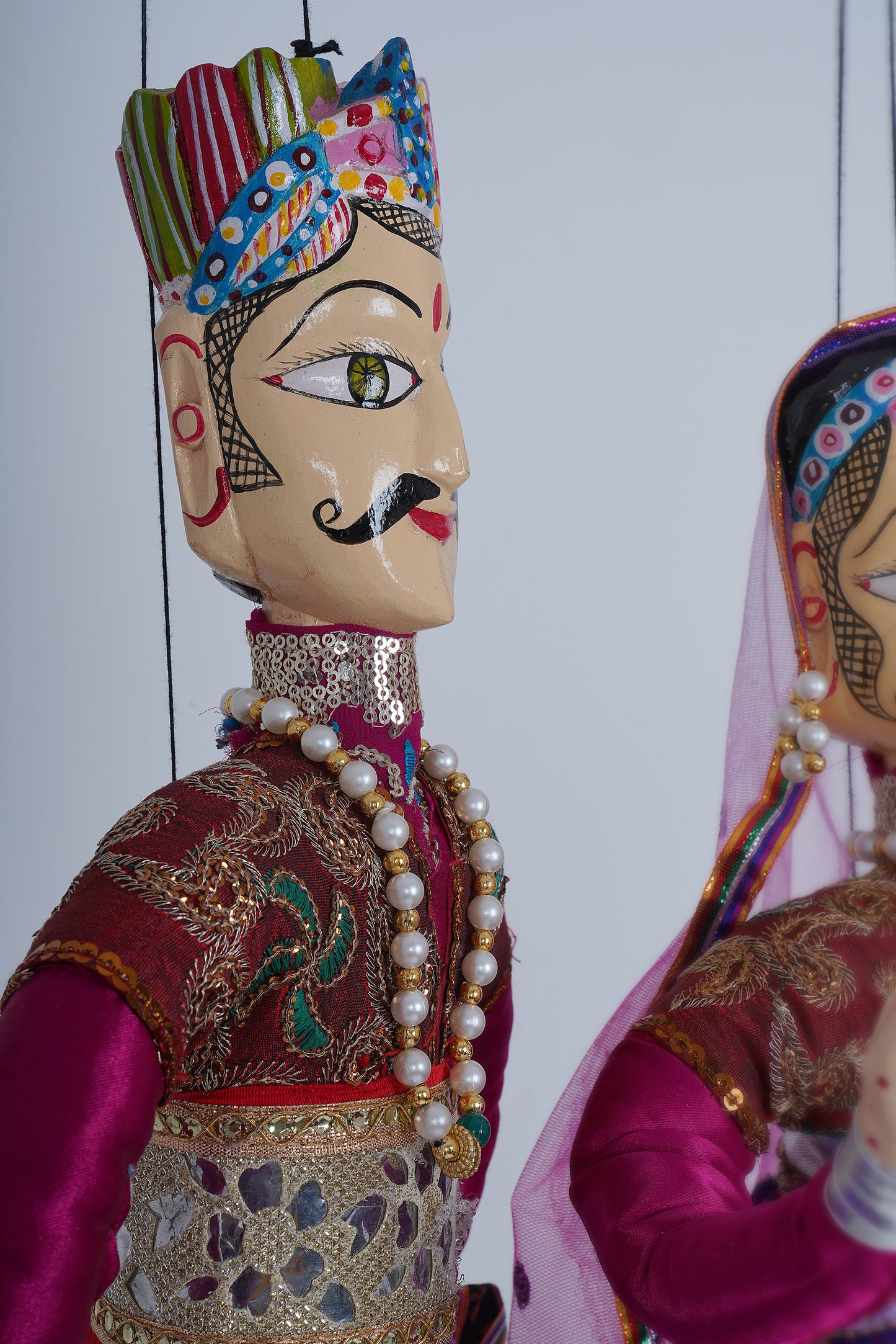 Jaipur Puppet | Raja Rani | Pink & Purple