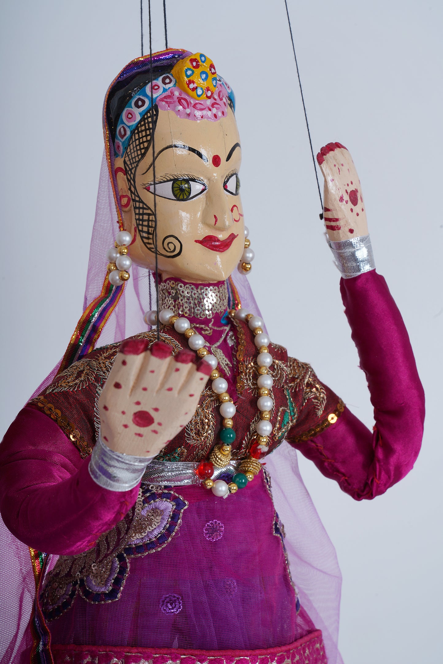 Jaipur Puppet | Raja Rani | Pink & Purple