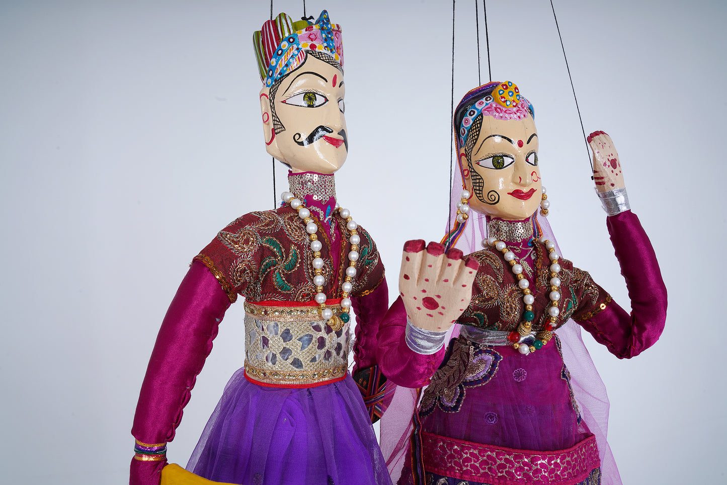 Jaipur Puppet | Raja Rani | Pink & Purple