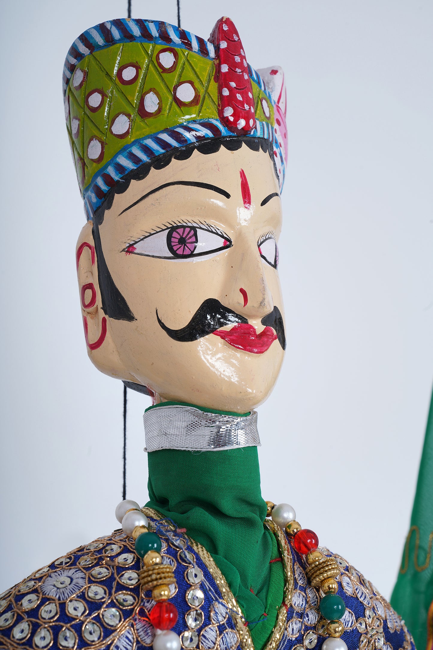 Jaipur Puppet | Raja Rani | Green