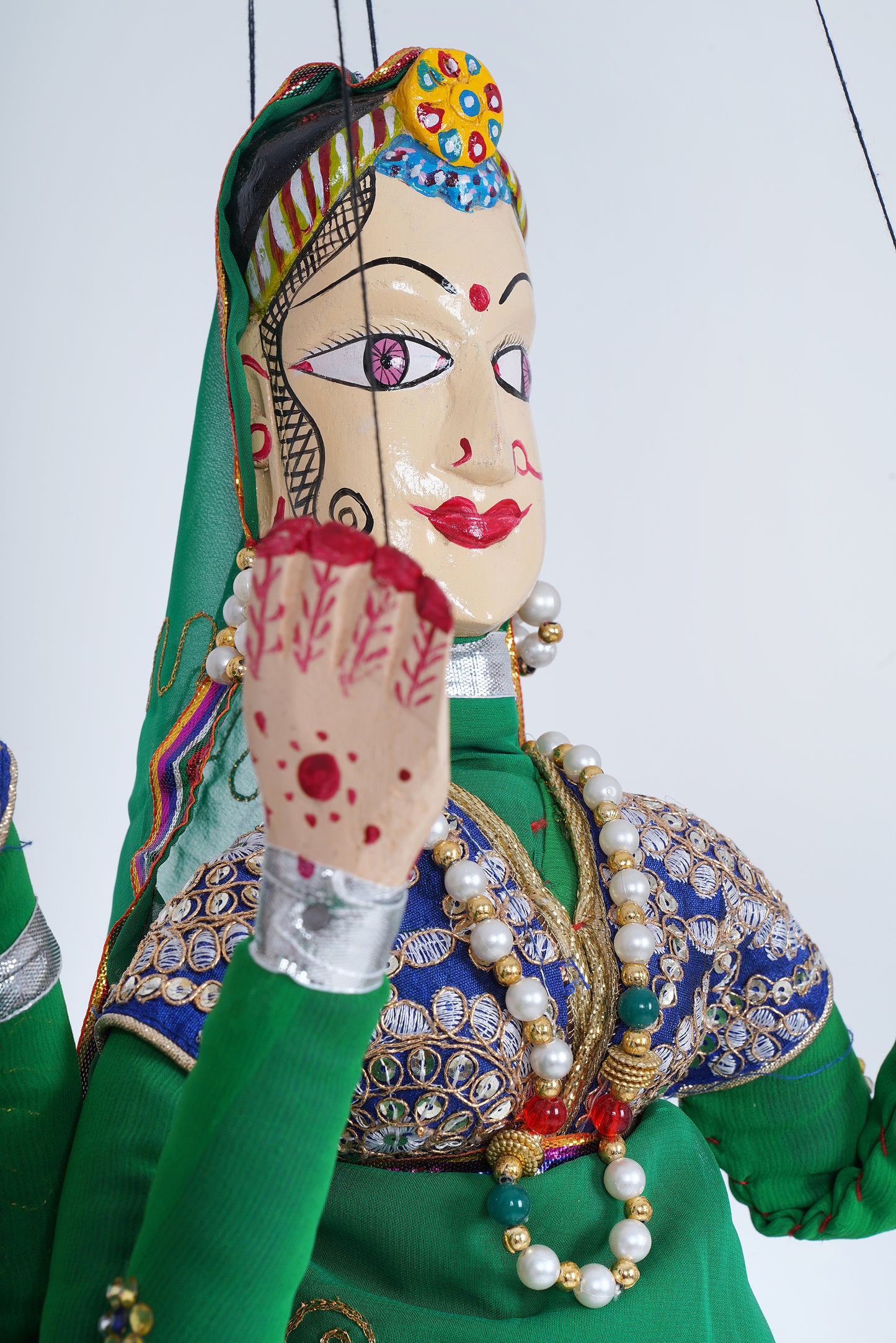 Jaipur Puppet | Raja Rani | Green