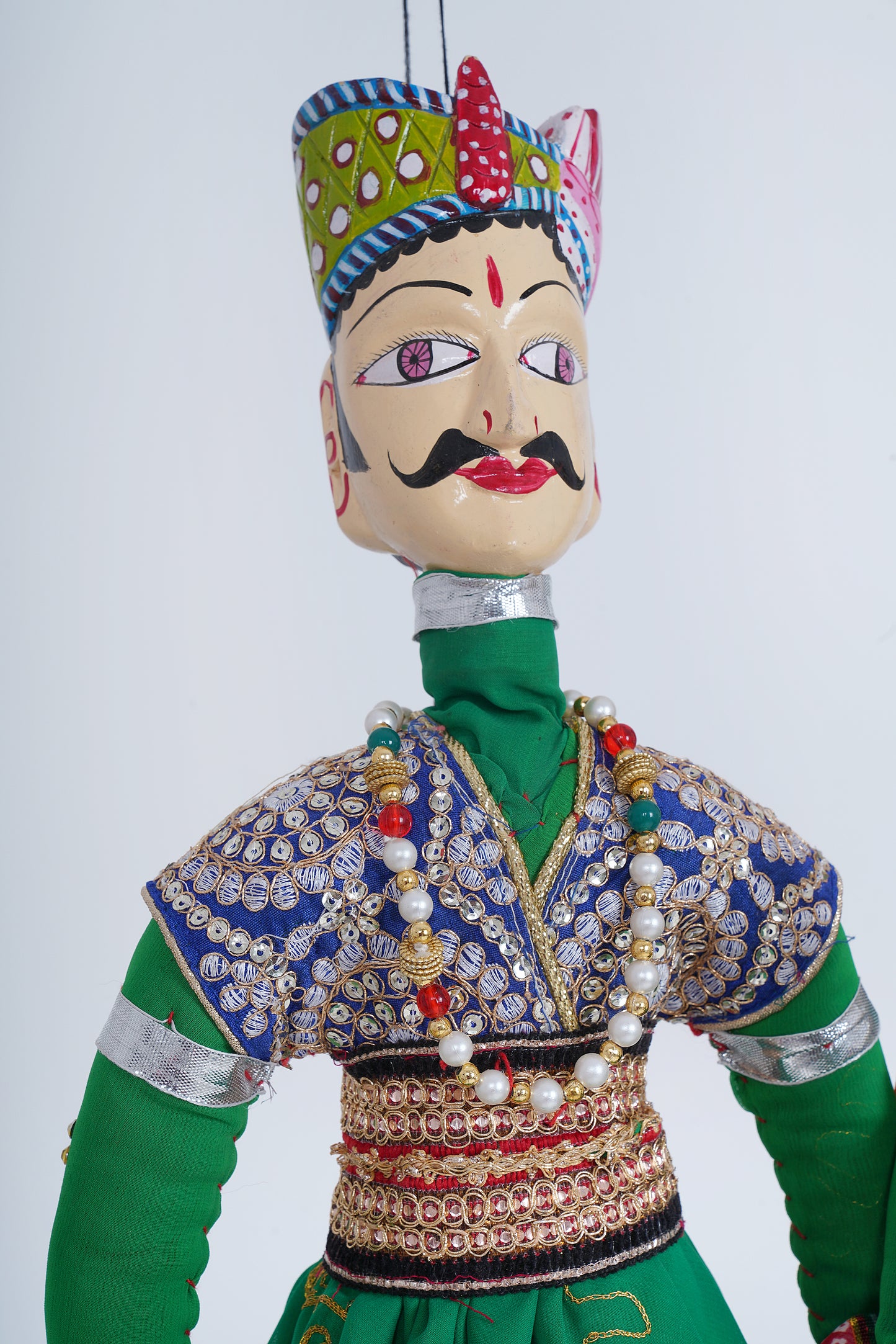 Jaipur Puppet | Raja Rani | Green