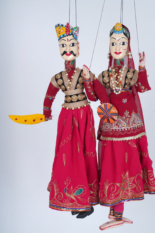 Jaipur Puppet | Raja Rani | Indian Red