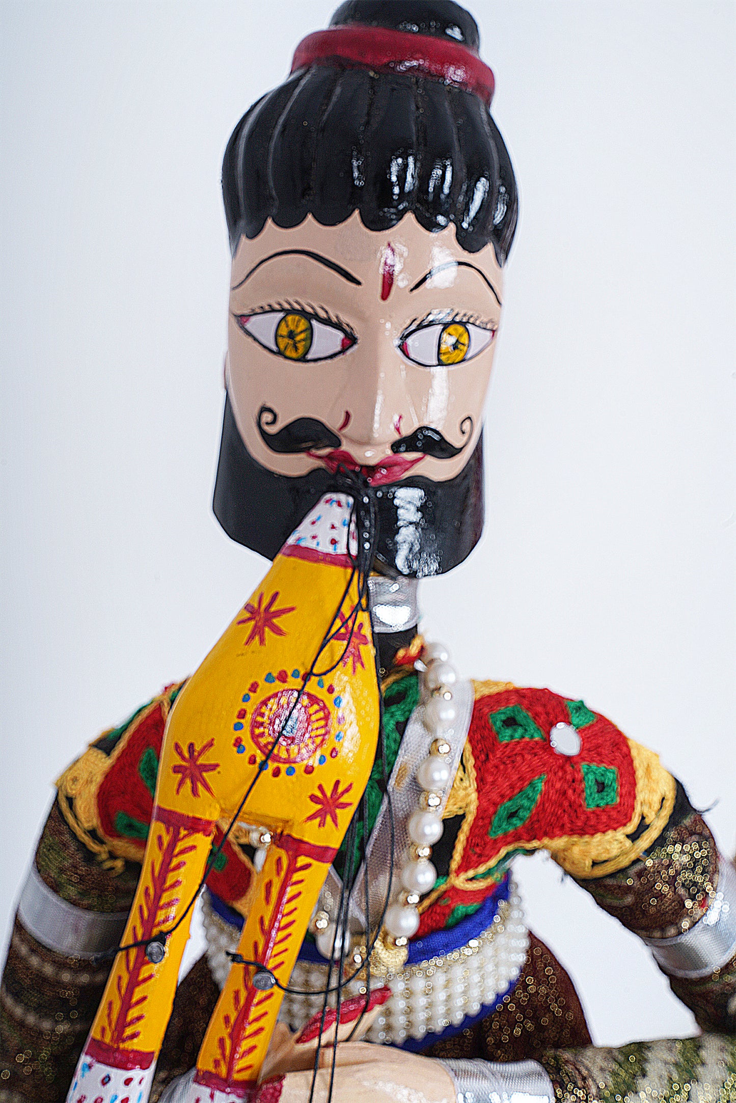 Jaipur Puppet | Kathputli | Exclusive! | Sapera Kalbelia Dancer | Brown Maroon | Handcrafted | Hand Painted |